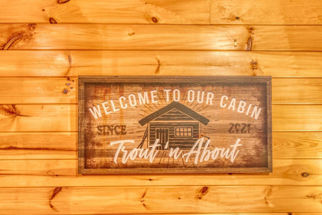 Trout N' About Your Blue Ridge Mountains Retreat, Hot Tub + Game Room! Ellijay Zewnętrze zdjęcie